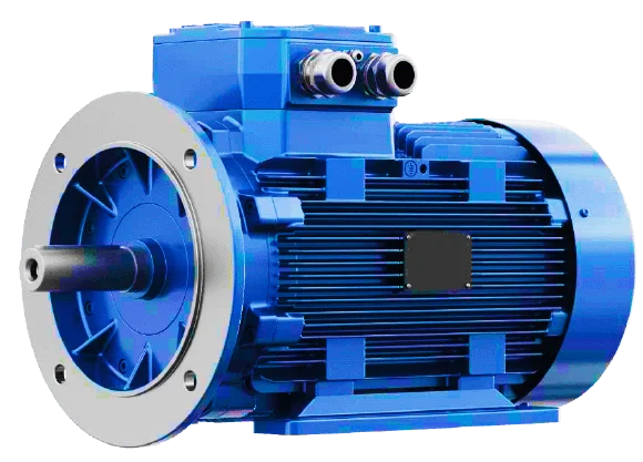 Motor electric trifazat tip B35 (cu talpă și flanșă mare